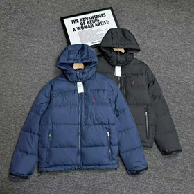Polo Ralph Lauren Multi-Pocket Hooded Zipper Down Jacket-4396  